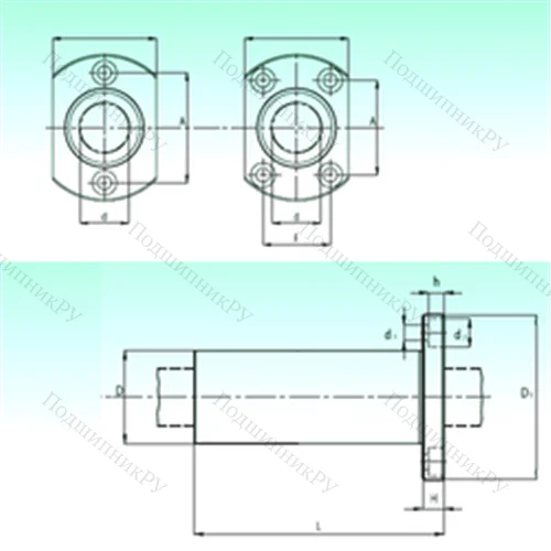 Подшипник шариковый линейный KBHL 30-PP