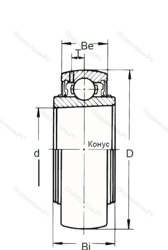 Корпусный подшипник UK 316 в Кемерове Корпусный подшипник UK 316 в Кемерове