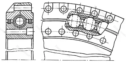 Модификация подшипника 3687/1860 размер 1860x2050x98 от производителя  ЕПК Модификация подшипника 3687/1860 размер 1860x2050x98 от производителя  ЕПК