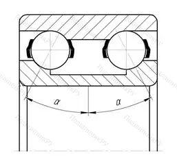 Подшипник 3204 ZZ размер 20x47x20,6 от производителя  SKF Подшипник 3204 ZZ размер 20x47x20,6 от производителя  SKF