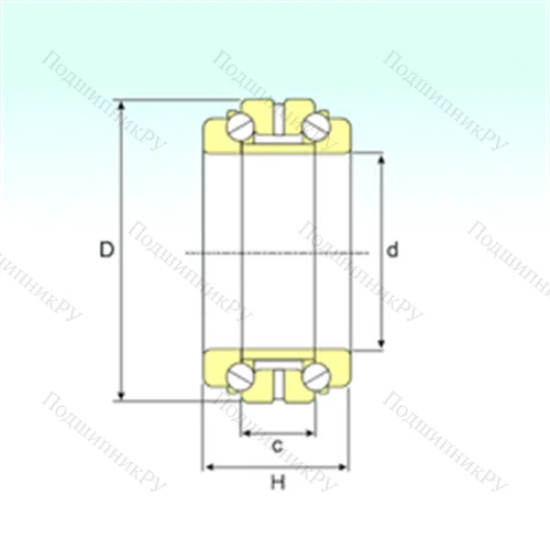Подшипник шариковый упорно-радиальный