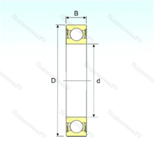 Подшипник шариковый радиальный
