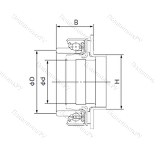 Подшипник шариковый 68SCRN 62P