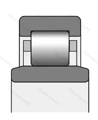 Модификация подшипника 6-2672934Р3 размер 170x230x33/36
