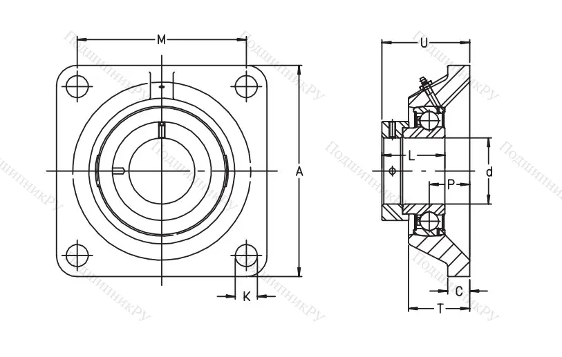 Подшипниковый узел  PCJ 30-XL-N в Кемерове