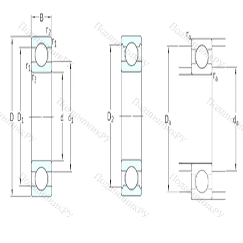 Подшипник шариковый радиальный W 618/5