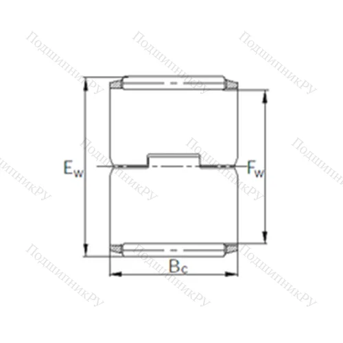 Подшипник игольчатый радиальный 712110610