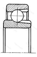Модификация подшипника 900805ЮТ размер 25x37x6/7 от производителя  ГПЗ-2 Модификация подшипника 900805ЮТ размер 25x37x6/7 от производителя  ГПЗ-2
