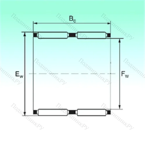 Подшипник игольчатый радиальный K 62x70x40 - ZW