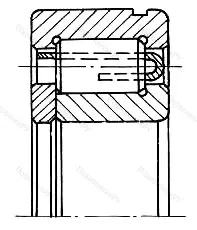 Модификация подшипника 692411КМ размер 55x140x33