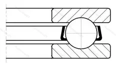 Модификация подшипника 808212 размер 60x90x24,5