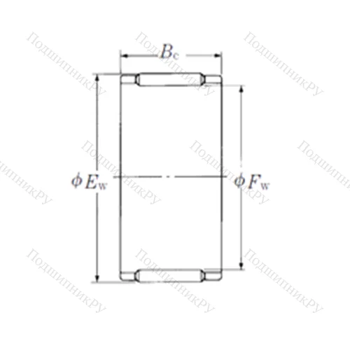 Подшипник игольчатый радиальный FBN-354025