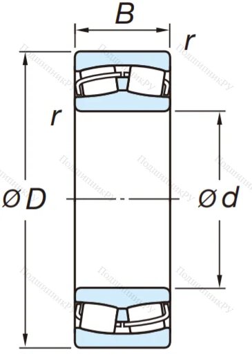 Сферический роликовый подшипник 22326 RHRW 33 C 3