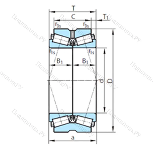 Подшипник роликовый радиально-упорный PSL 611-309