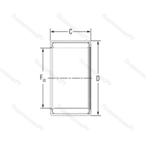 Подшипник игольчатый радиальный Y 3216