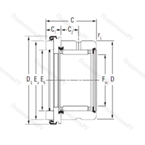 Подшипник комбинированный RAX 517