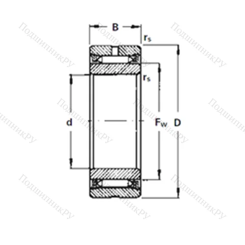 Подшипник игольчатый радиальный