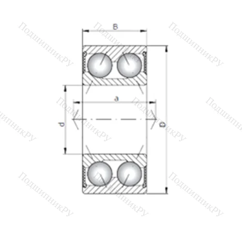 Подшипник шариковый радиально-упорный 3318-2RS от производителя  CX