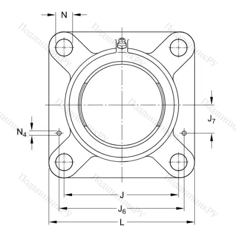 Подшипниковый корпус FY 509 M в Кемерове
