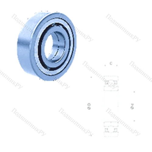 Подшипник шариковый радиально-упорный QJ 212FM