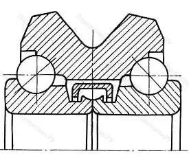 Модификация подшипника 4В0-776801Х размер 12,75x51,615x38