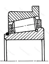 Подшипник  1067315 размер 75x160x40 от производителя  ГПЗ-25