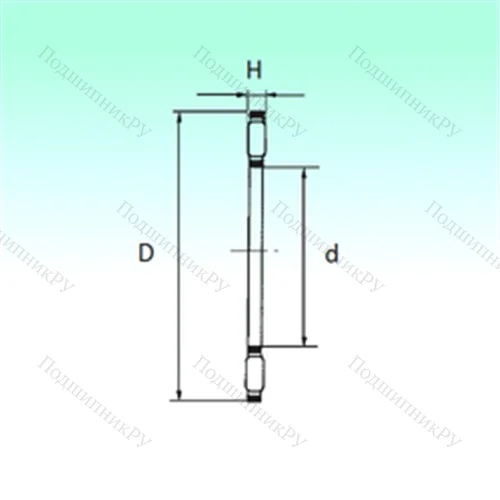 Подшипник игольчатый упорный AXK 0515 TN