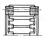 Подшипник  864915 размер 74x106x57,9