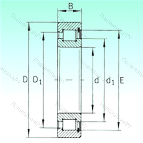 Подшипник роликовый радиальный SL 183034
