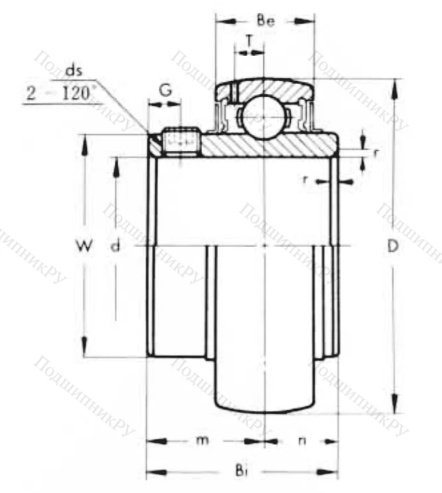 Подшипник MUC 207 FD (ASAHI) в Кемерове