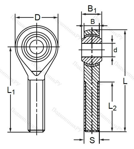 Шарнирная головка POS 8 L в Кемерове