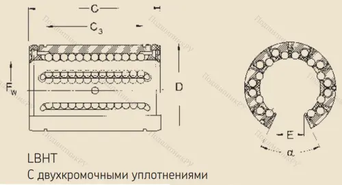 Подшипник LBHT 30 A 2LS в Кемерове