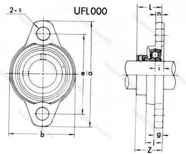 Подшипниковый узел UFL 006 (ASAHI) в Кемерове