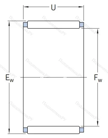 Подшипник K 20x24x13
