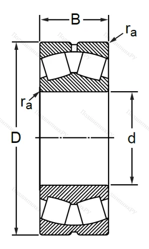 Сферический роликовый подшипник 3618 АМН (22318 MBW 33) в Кемерове