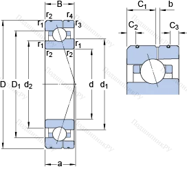 Подшипник 7014 CE/P 4AL