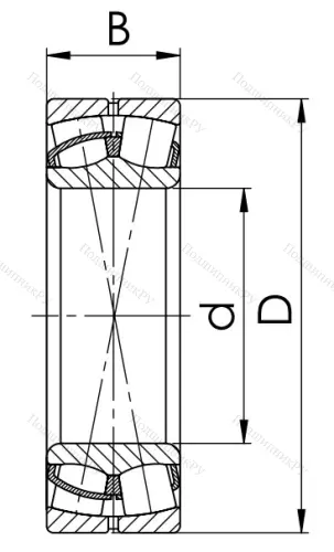 Сферический роликовый подшипник 53514 АН (22214 CCW 33) в Кемерове