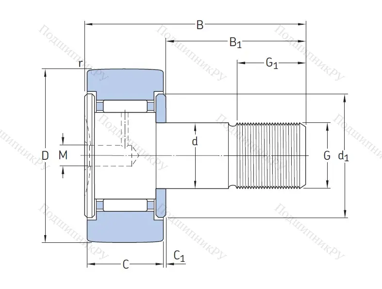 Подшипник KR 16 PP A от производителя  SKF