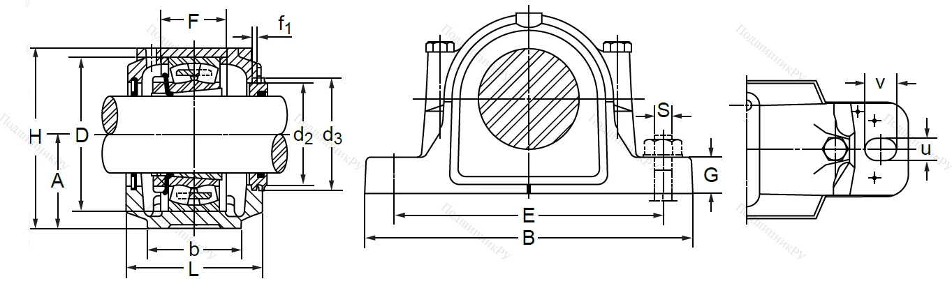 Подшипниковый корпус SNL 515 TG (SNK 515-612) в Кемерове