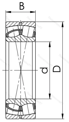 Сферический роликовый подшипник 53618 Н (22318 CW 33) в Кемерове