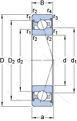 Подшипник S 7024 CE/P 4A