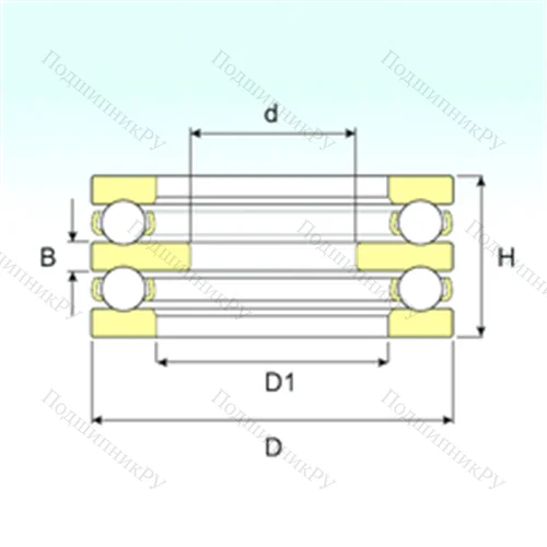 Подшипник шариковый упорный