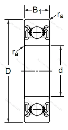 Дюймовый шариковый подшипник RLS 4 ZZ (LJ 1/2-2Z) в Кемерове