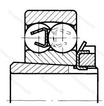 Подшипник  11214 (1216K+H 216) 
