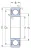 Однорядный шариковый подшипник 6014 2RS 1/C 3 от производителя  SKF Однорядный шариковый подшипник 6014 2RS 1/C 3 от производителя  SKF