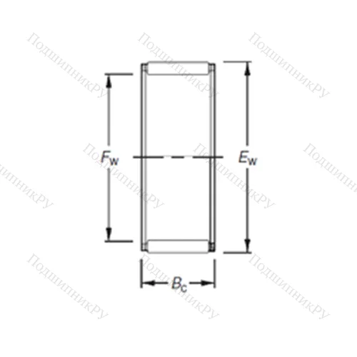 Подшипник игольчатый радиальный