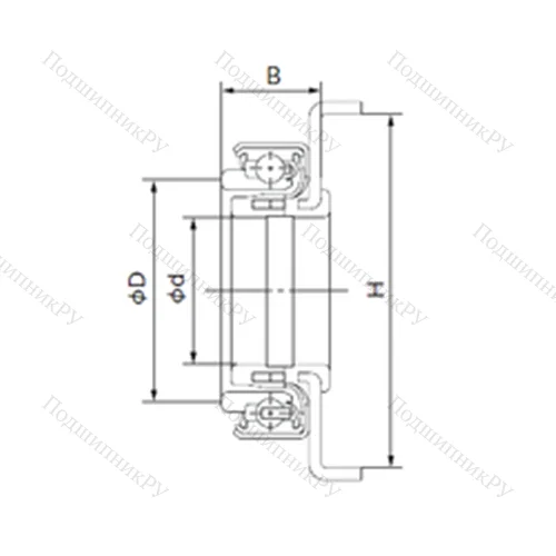 Подшипник шариковый 55SCRN 41P-1