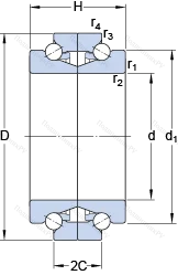 Подшипник BTW 180 CM/SP в Кемерове