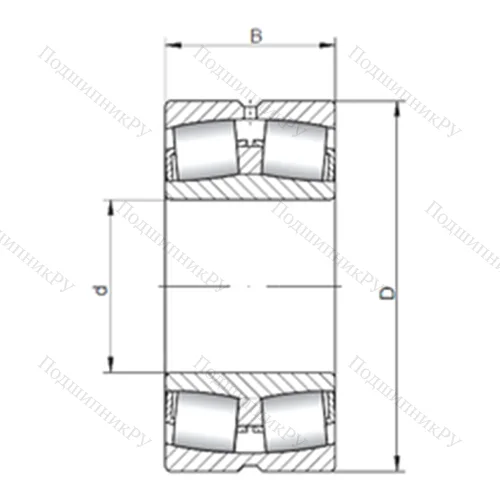 Подшипник роликовый радиальный самоцентрирующийся 239/850W 33 от производителя  ISO Подшипник роликовый радиальный самоцентрирующийся 239/850W 33 от производителя  ISO