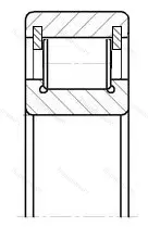 Модификация подшипника 8-102211М размер 55x100x21 от производителя  ГПЗ-3